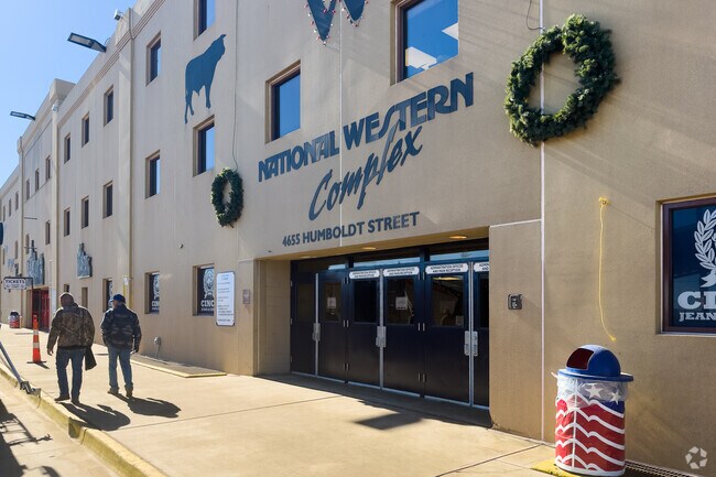 The National Western Complex in Elyria-Swansea hosts rodeos and other events.