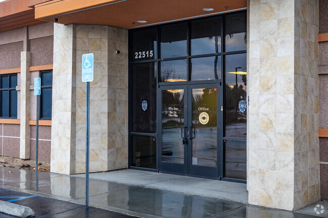 A welcoming entrance is seen at Garvey/Allen Arts Academy in Moreno Valley.