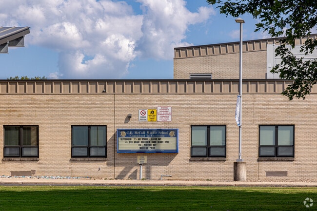 The student-teacher ratio at C.E. McCall Middle School is 13 to 1.