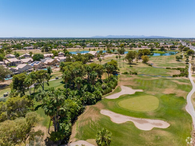 Superstition Springs Golf Club is a championship course with upscale amenities.