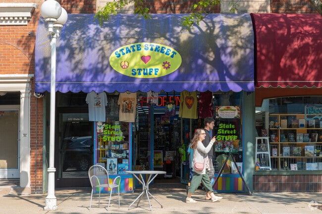 Downtown Saint Joseph has dozens of retail shops and local restaurants on 3 blocks of State St.