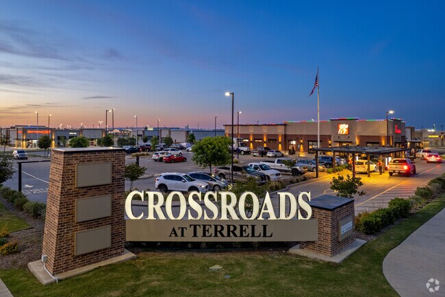 Crossroads at Terrell is a major retail development with a variety of shops and restaurants.