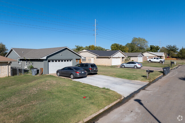 Sungate streets are mostly lined with new traditional dwellings.