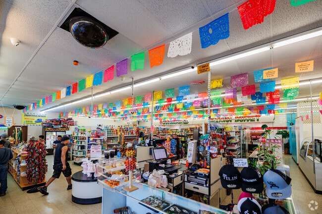 Leslie's Mexican Market in Bingham is a colorful and friendly grocery option.