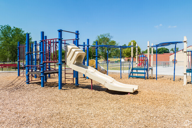 Rockwell Elementary School has lots of outdoor space for the kids.