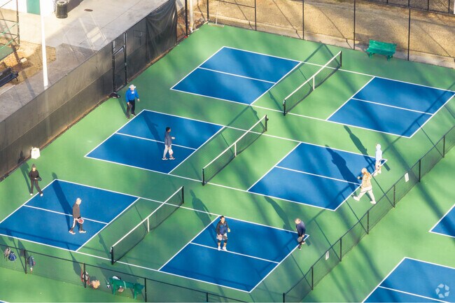 Hammond Park features multiple courts designed for pickleball along with other sports and activities.
