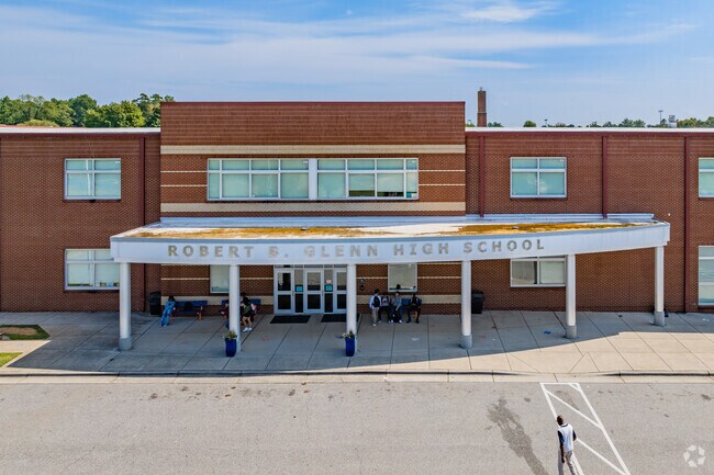 Hastings Hill students attend Robert B. Glenn High School, home of the Bobcats.