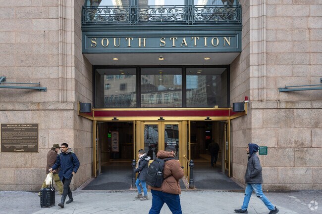 Residents can take the Commuter Line to South Station in the heart of Boston.