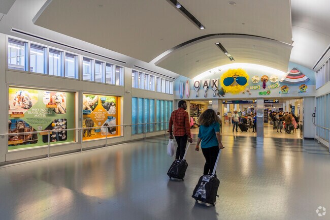 San Pablo is a short drive from the Oakland International Airport.