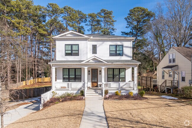 Modern farmhouses are starting to pop up throughout the Decatur Heights area.