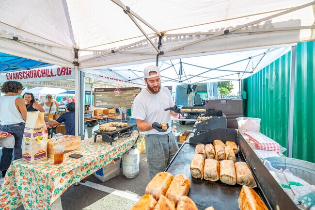 Grab a hearty breakfast burrito from the Downtown Phoenix Farmers Market for a quick bite.