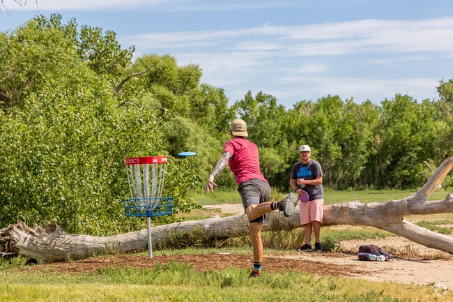 Pelican Ponds Open Space, located near Country Hills, is a 200-acre natural area featuring scenic walking trails, tranquil ponds, and the ever popular Owl's Den disc golf course.