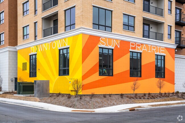 You can find lots of great art in the downtown area of Sun Prairie near Royal Oaks.