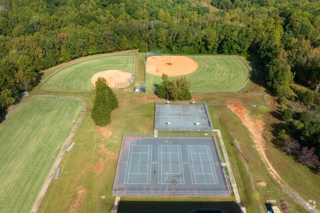 The sports facilities at Northwest Middle School are well-maintained for students.