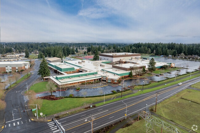Evergreen High School is on NE 18th St. in Vancouver, WA.