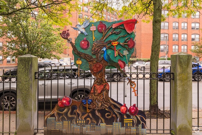 Eye-catching art pieces delight people walking around Downtown Lynn.