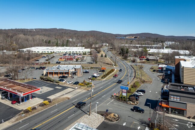 A handful of restaurants and gas stations operate in White Meadow Lake, with stores clustered around Rockaway Town Plaza 2 miles away.