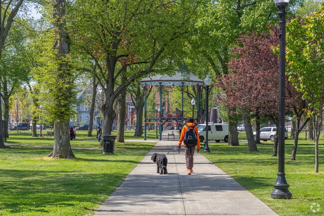The historic Washington Park in East Side Bridgeport is a true neighborhood gem.