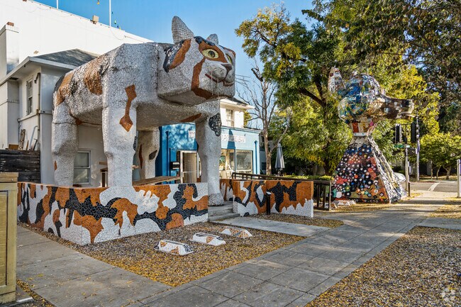 Artwork and sculptures can be found throughout Davis.