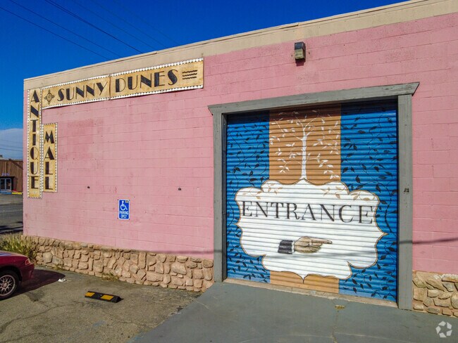 You'll find antique shops with unique items, heres one with some classic signage.