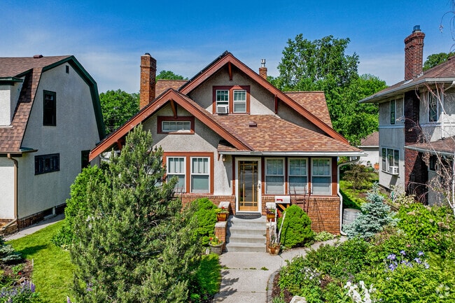 Charming craftsman-style homes beautify the streets of the Hale neighborhood.