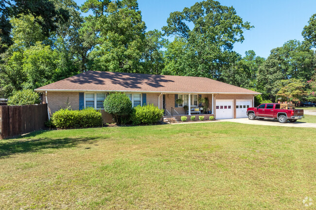 Some ranch-style homes come equipped with two-car garages in Millwood.