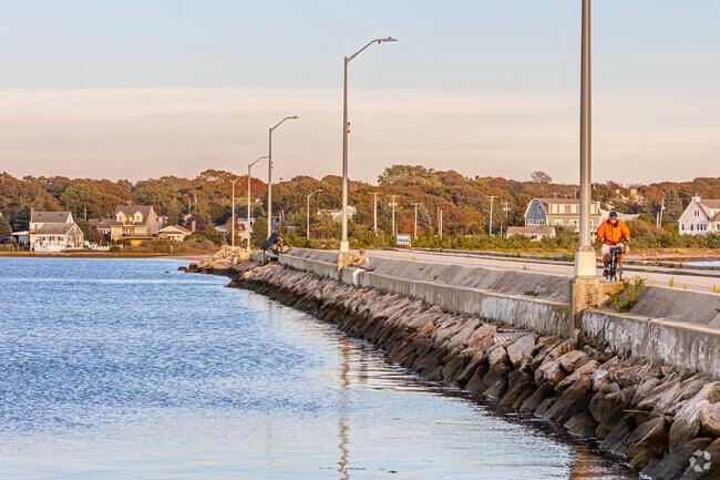 Fishing and cycling are frequent pastimes along West Island’s scenic coastal roads.