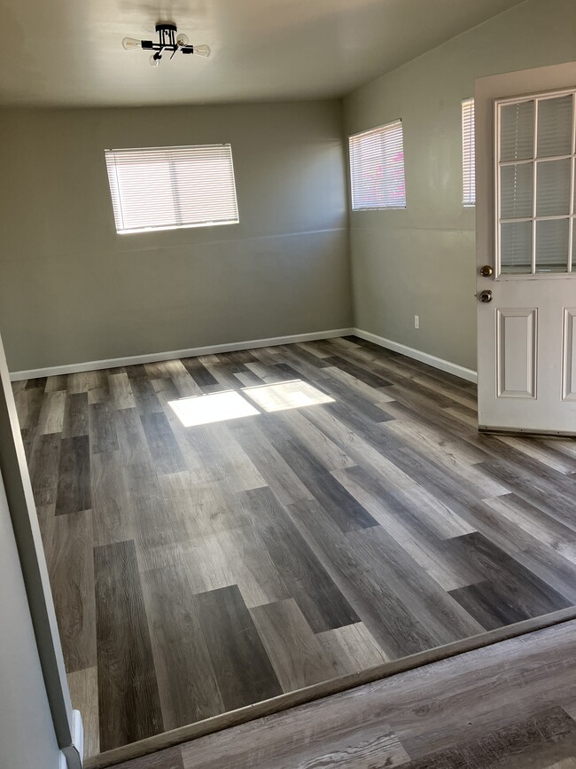 Living room vinyl flooring
