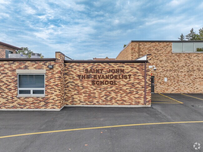 Saint John Evangelist School is home to roughly 380 students.