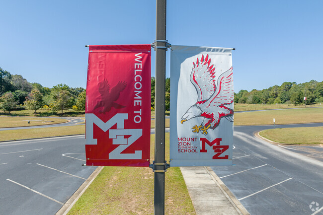 Mt. Zion Elementary School's mascot is the Bald Eagle.