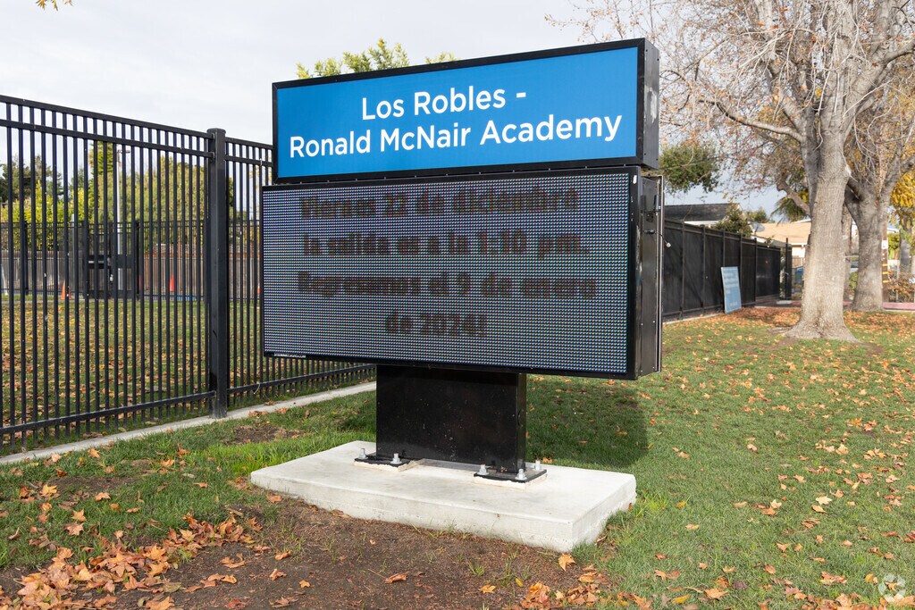 Los Robles Ronald McNair Academy is a small public school in Palo Alto.