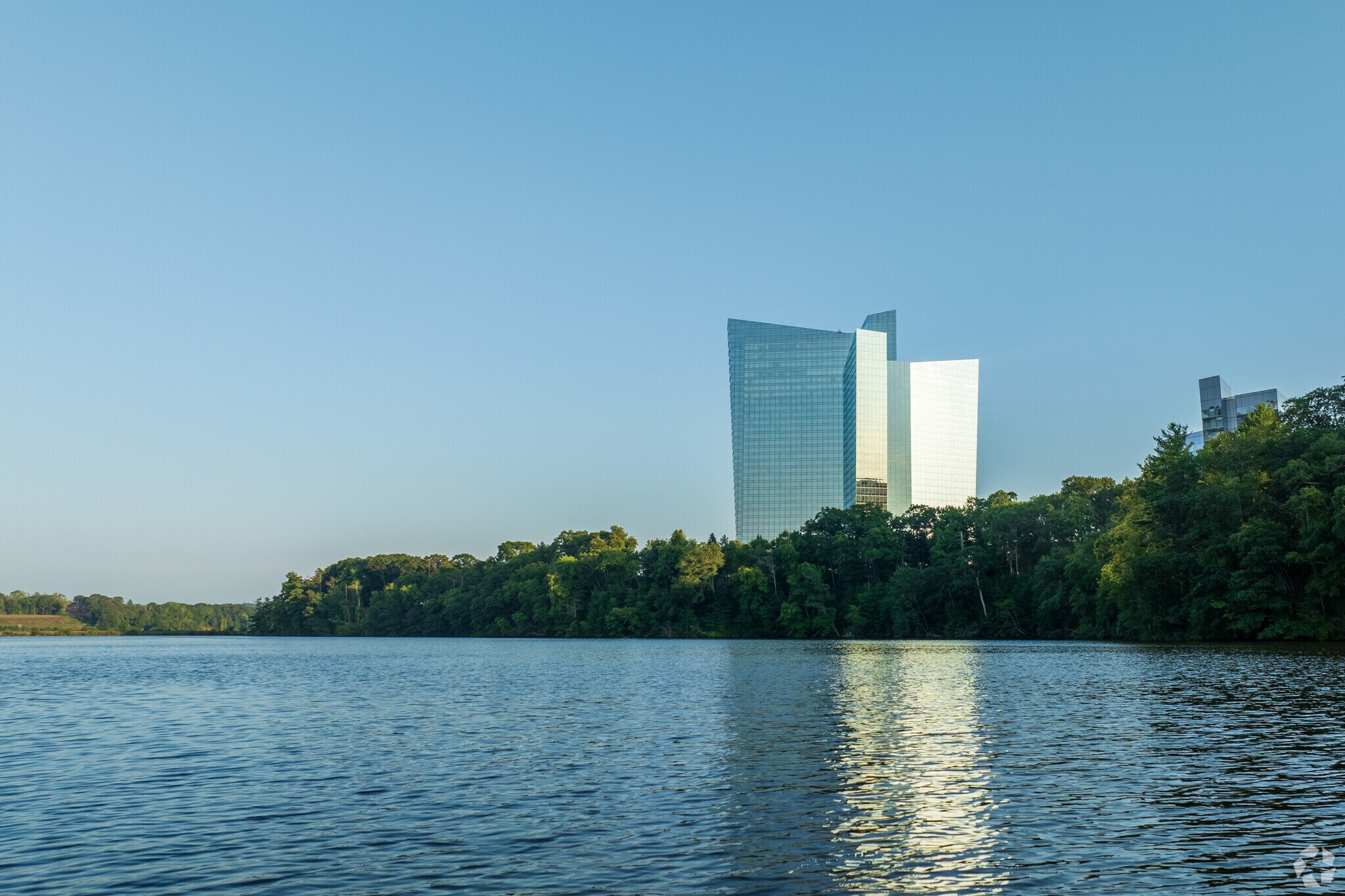 Mohegan Sun is an entertainment destination located just north of Oxoboxo River.