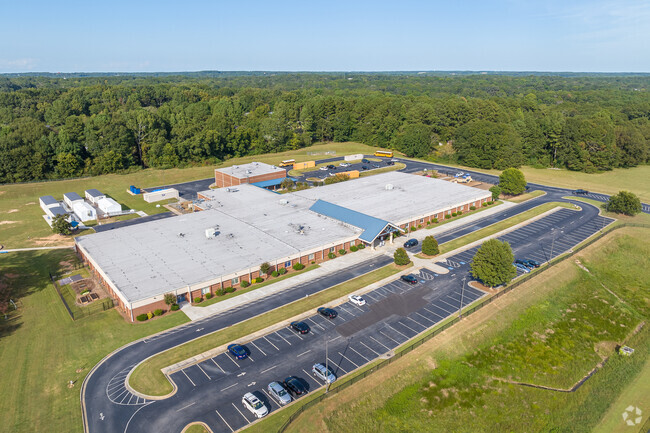 Several playgrounds and green spaces are at Bethlehem Elementary School.