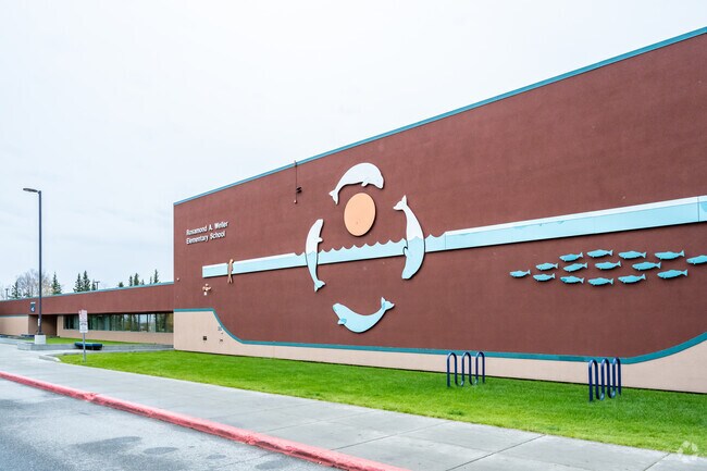 Weller Elementary School serves 372 students from various neighborhoods in Fairbanks.