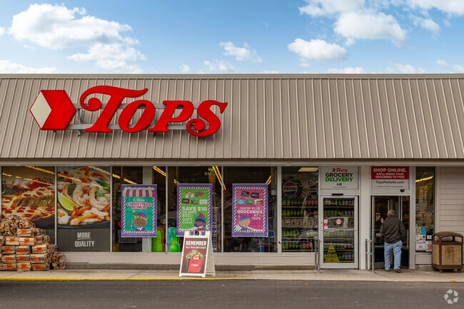 Tops supermarket in Northville is  the top stop for groceries for residents of Day.