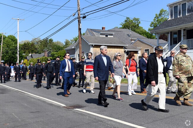 The Memorial Day Parade in Barrington can draw dignitaries like our U. S. Senator.