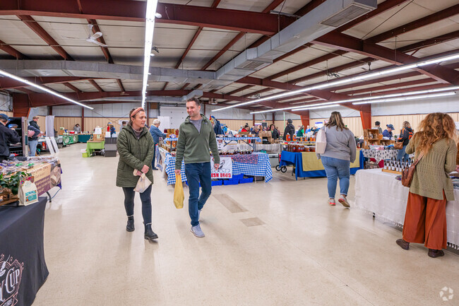 Lookout Point residents can visit nearby markets, like Woodstock's Indoor Farmer's Market.