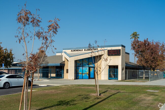 The sign at Almondale Elementary keeps students and parents up to date with current updates.
