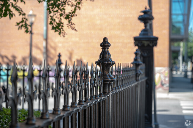 Downtown Mobile is full of historic beauty such at this fence close to Maryvale Alabama.