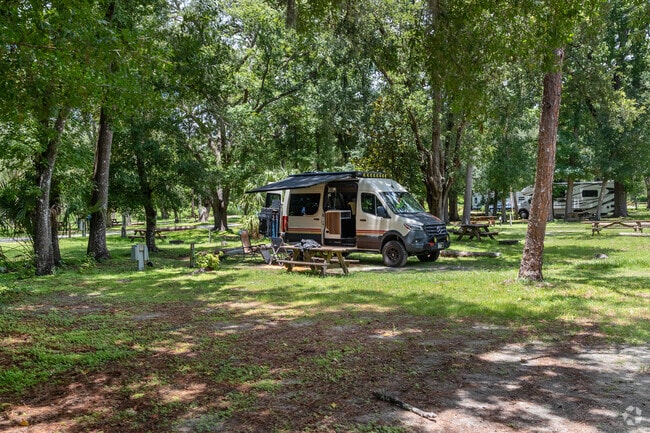 Highlands Hammock State Park Campground is directly adjacent to the West Sebring neighborhood.
