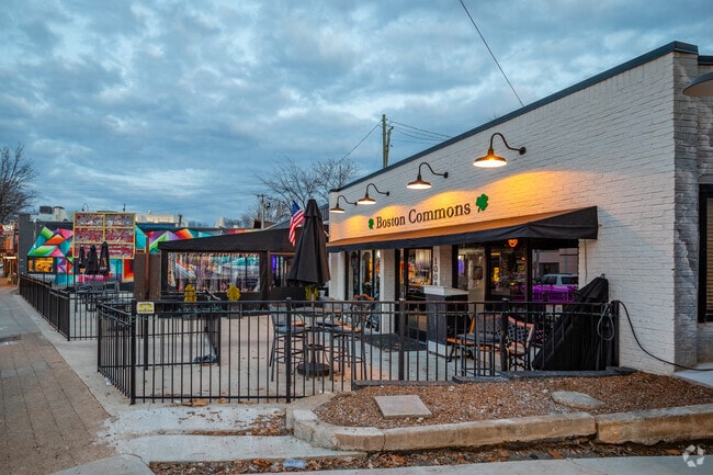 Start the evening off in Five Points with happy hour at Boston Commons Bar on Woodland St.