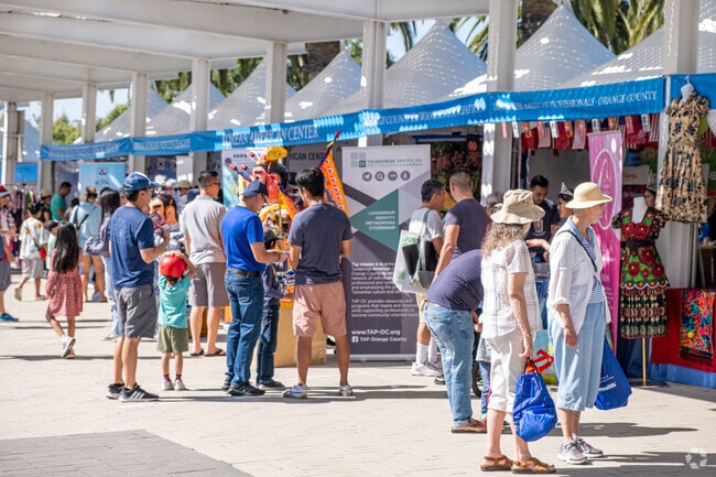 The Irvine Global Village Festival plays host to booths representing a variety of cultures.