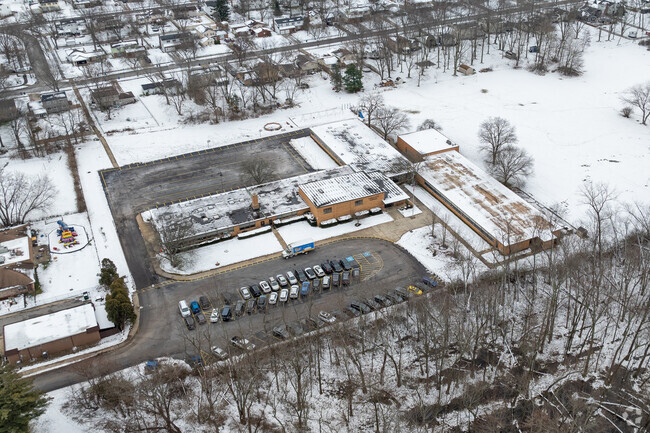 Ariel view of Chestnut Intermediate Elementary School.