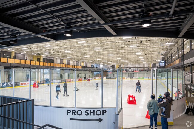 The Andover Community Center has an ice rink for families to enjoy.