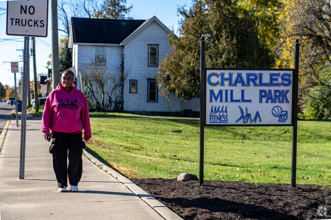 Marion recently opened Charles Mill Park which features an outdoor gym.