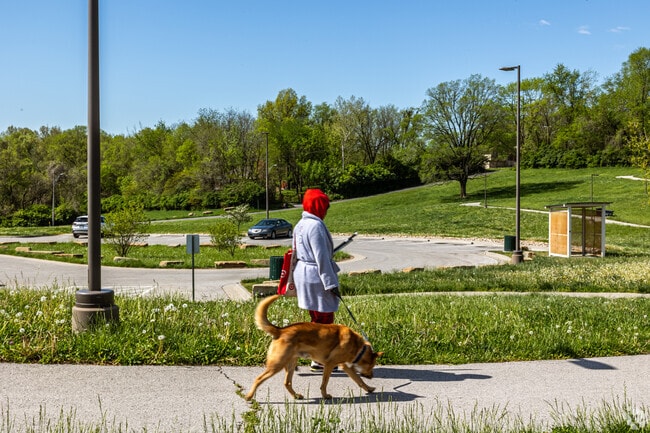 Locals love walking the 4 mile paved trail at Hidden Valley Park.