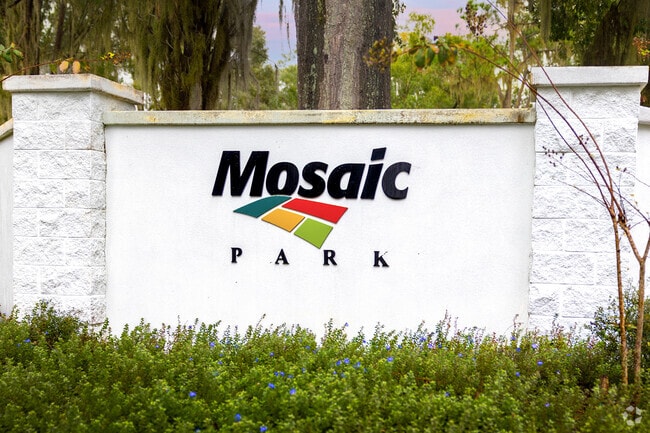 Mosaic Park is a great gathering place for residents to enjoy the fresh air and park amenities.