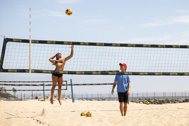 Ponto Beach near South Beach is known for competitive volleyball tournaments.
