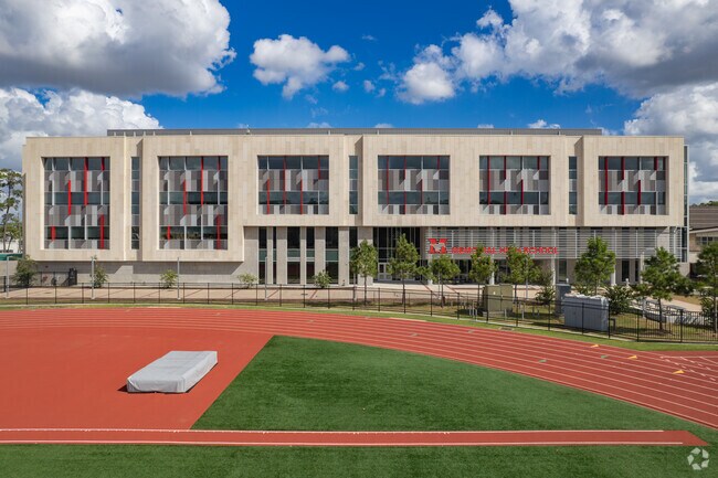 Memorial High School boasts strong athletic programs and sports fields.