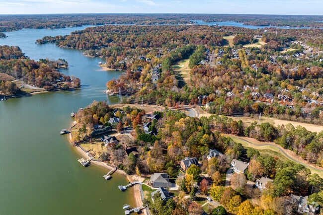 The name Tega Cay means beautiful peninsula in Polynesian.